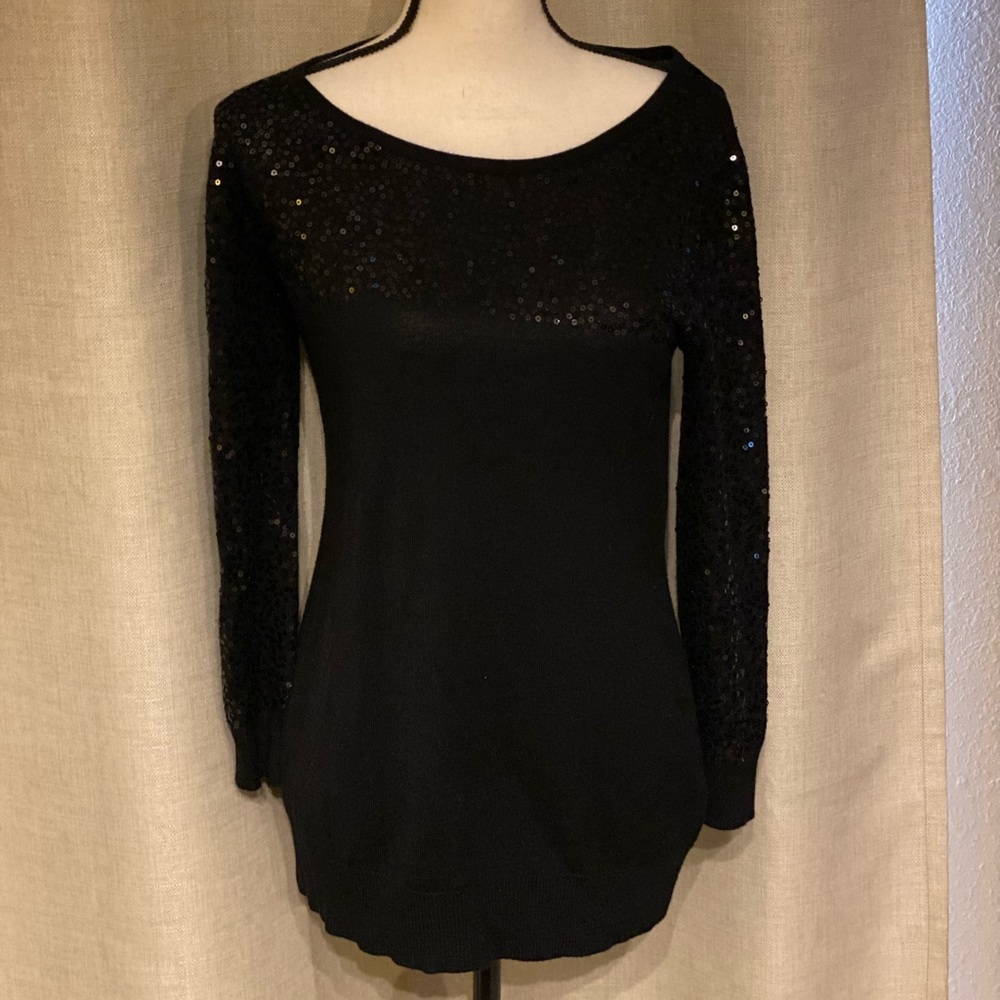 Black Cupio brand sweater. Size M